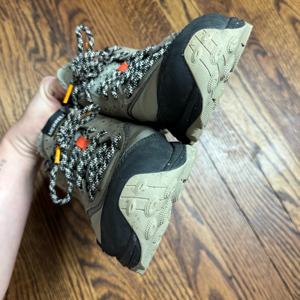 Merrell Speed Solo Hiking Shoes Men’s 9 Gray/Black Vibram Sole - Picture 11 of 12
